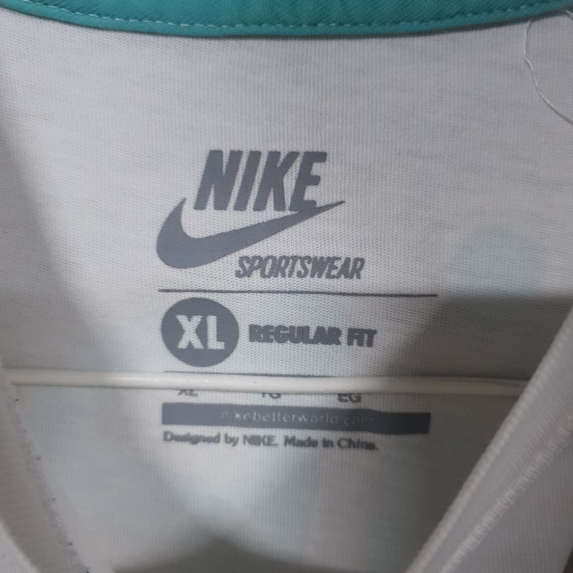 XL (105) 나이키 NSW 에어포스원 빅로고 라운드 코튼 반팔티 상품이미지8