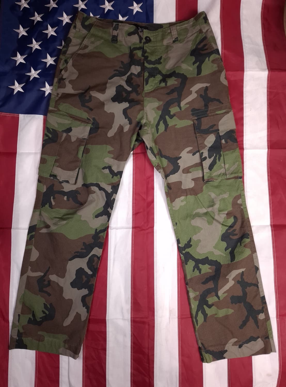 특A 오리지날 나이키 SB 카모패턴 립스탑 카고바지 상품이미지1