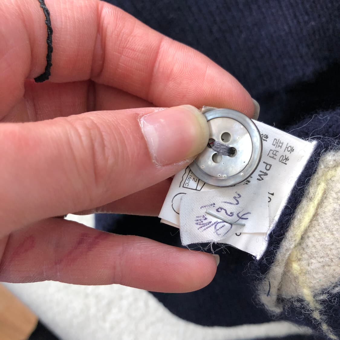 폴로랄프로렌 아가일 니트 가디건 상품이미지6