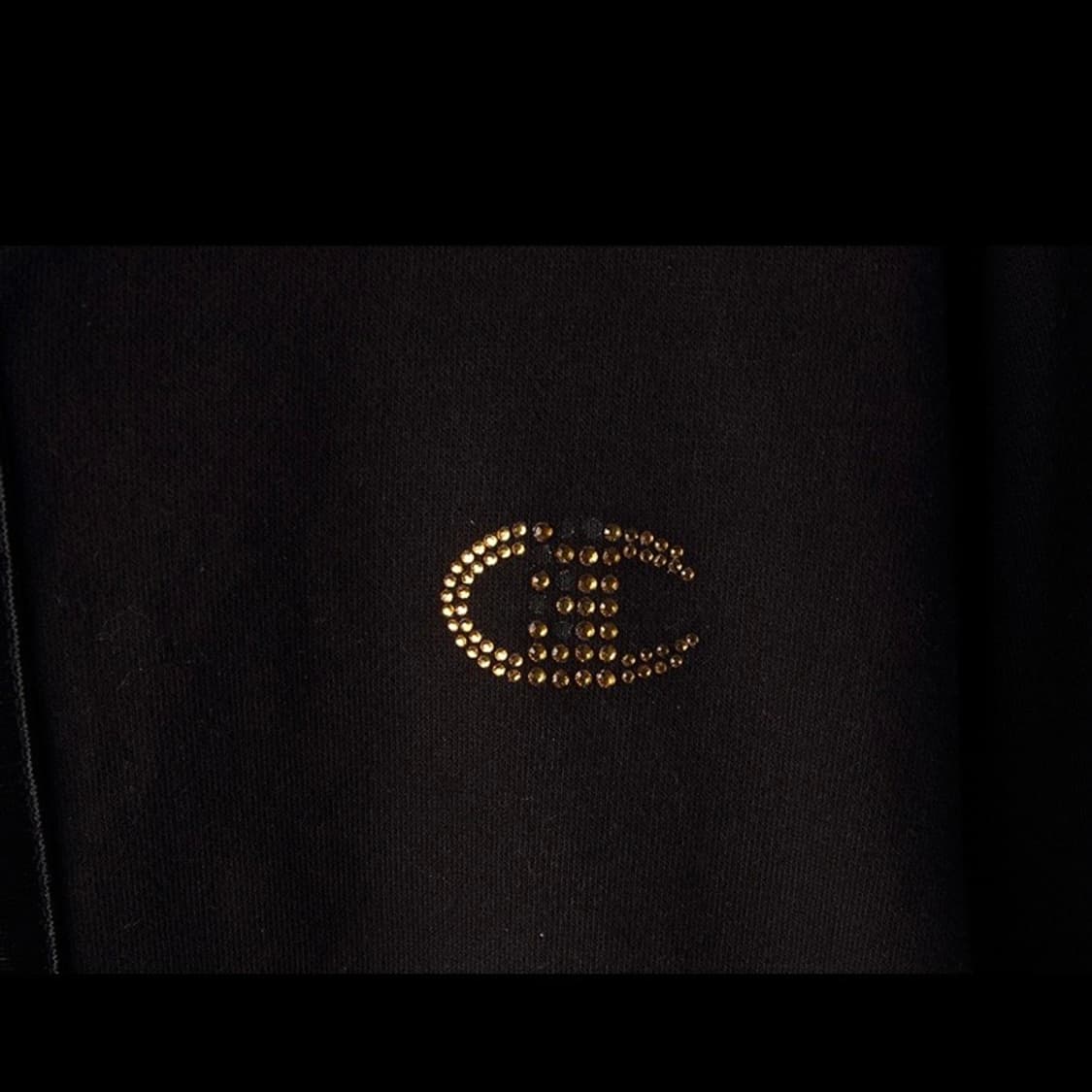 챔피온 크롭 로고 후드집업 일본 빈티지  상품이미지4