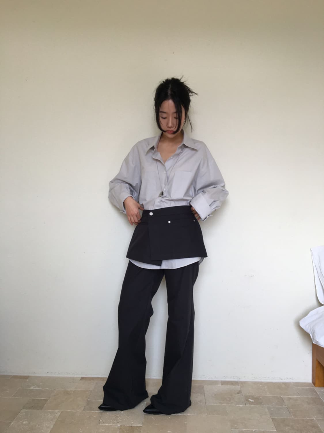 아워 랩 레이어드 미니 스커트 상품이미지4