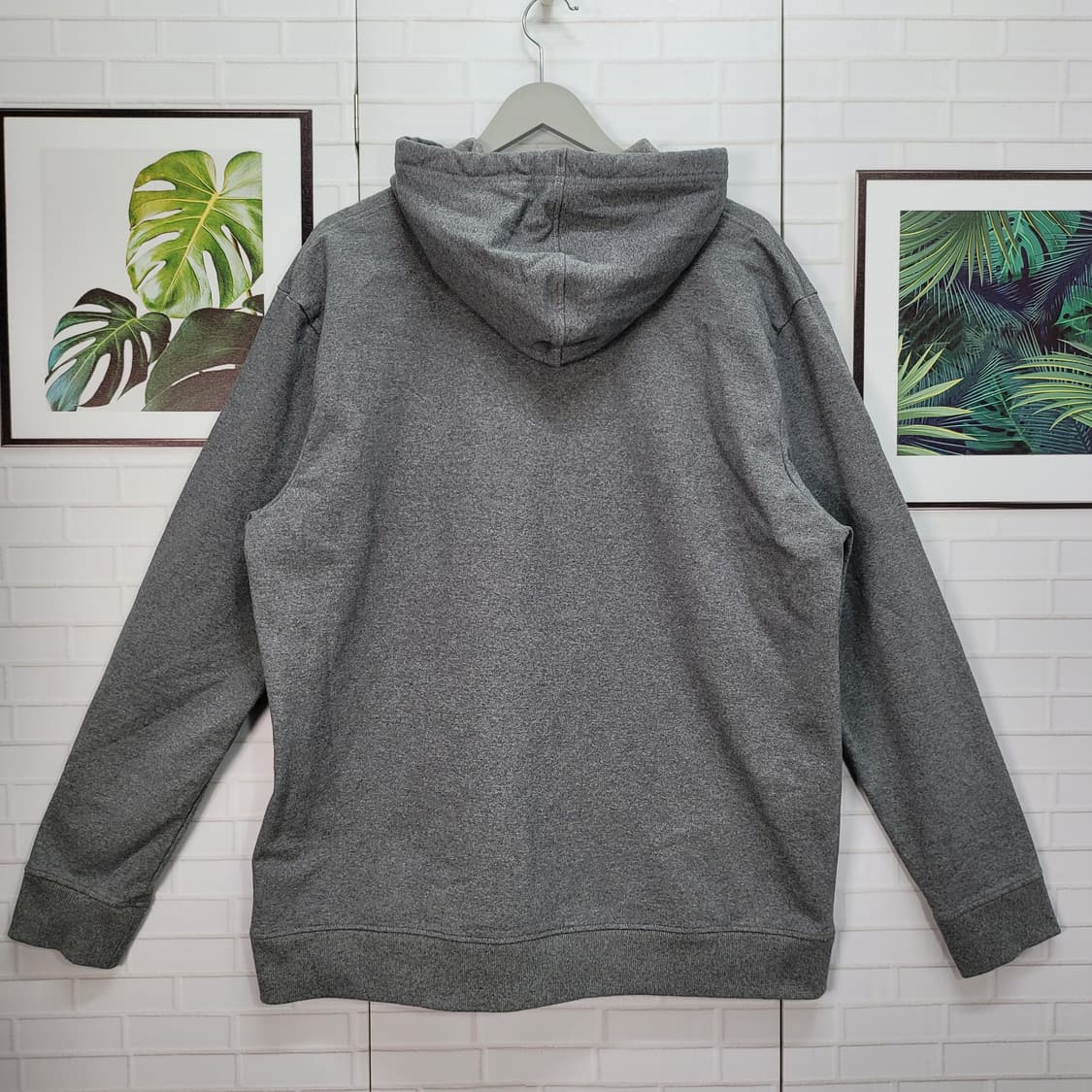 파타고니아 빅 로고 그레이 후드티 후드 티셔츠 2XL사이즈 상태최상 상품이미지5