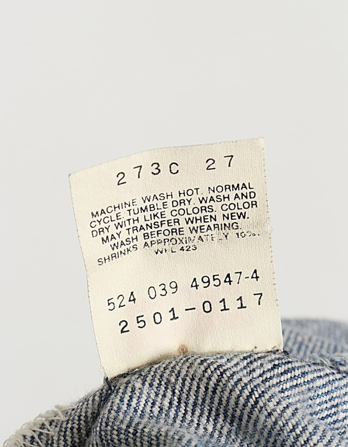 99's Levi's 501xx Graffiti Denim (33) 상품이미지10