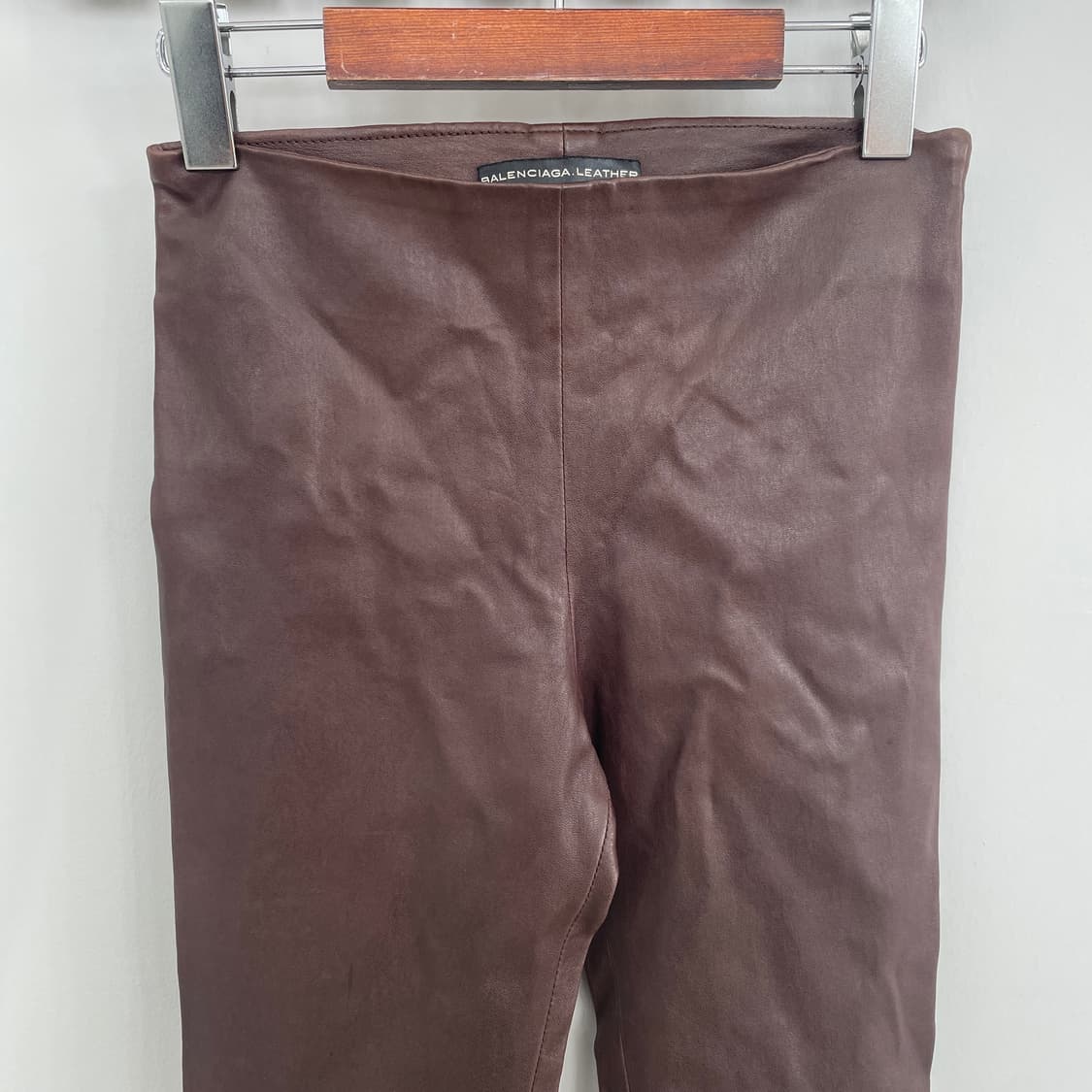 13fw 발렌시아가 레더 슬램 팬츠 상품이미지2