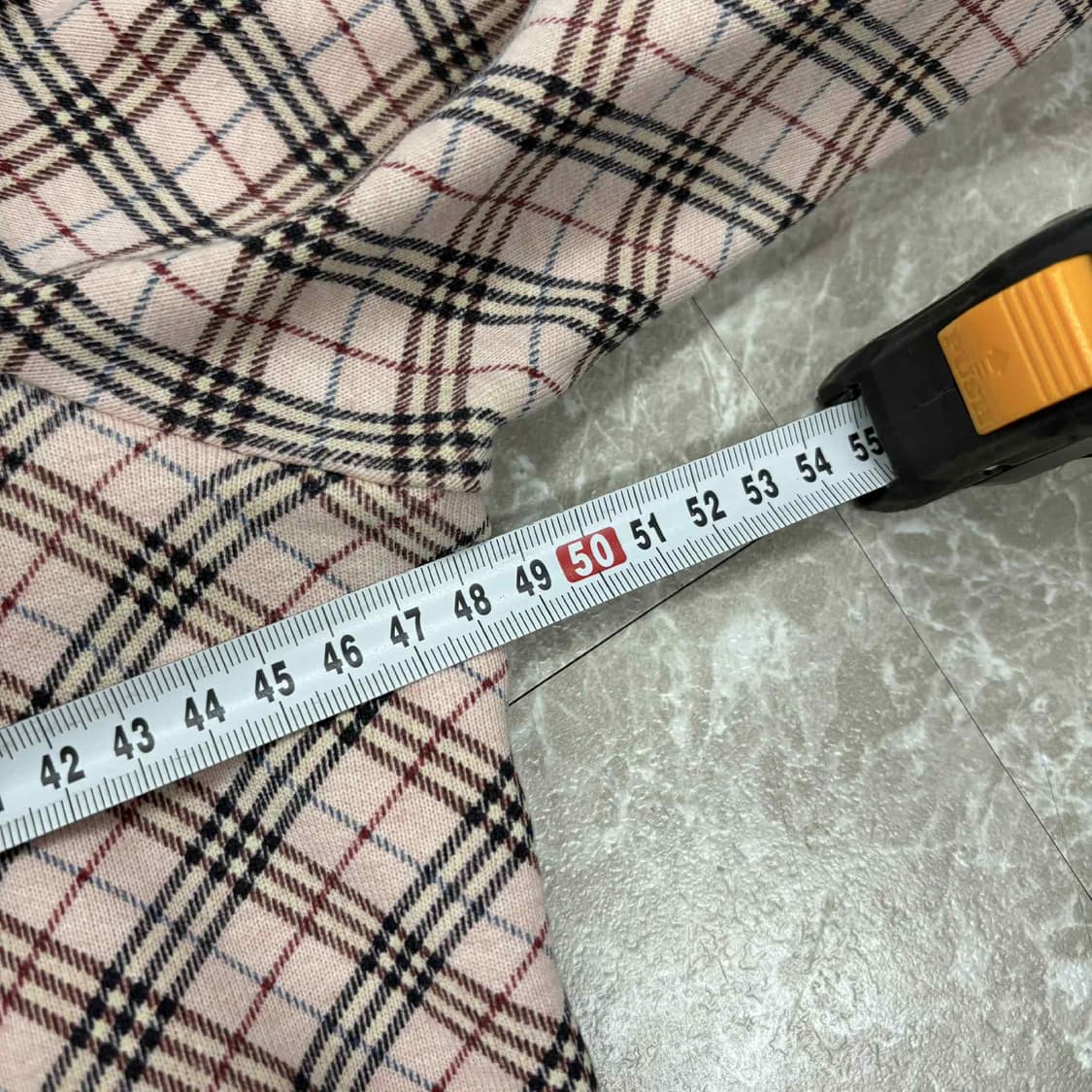 버버리 y2k 블루라벨 딸기 체크 버튼 스냅 후드 져지(38) 상품이미지7