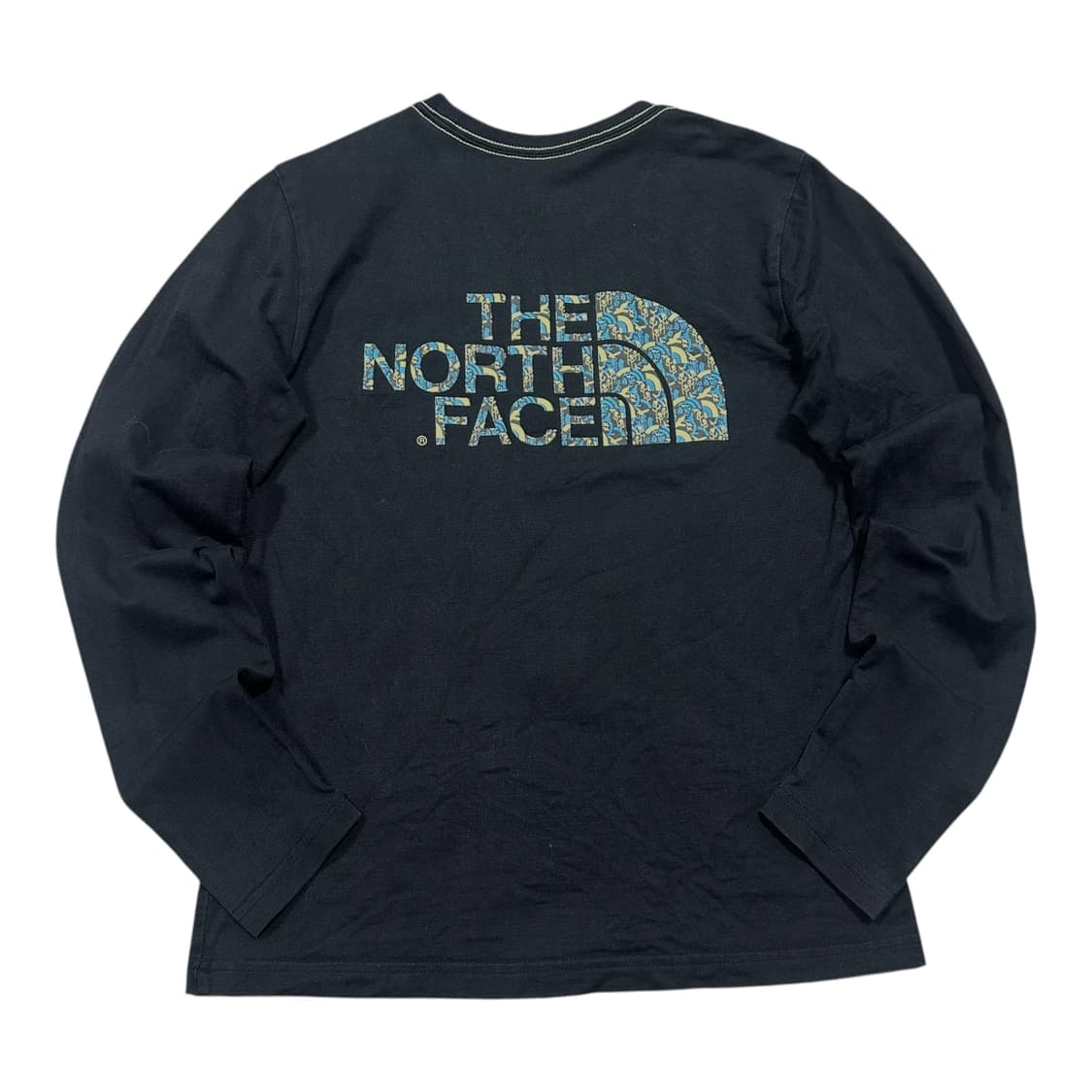 ✨ (바배) 노스페이스 빅로고 블랙 롱슬리브 상품이미지1