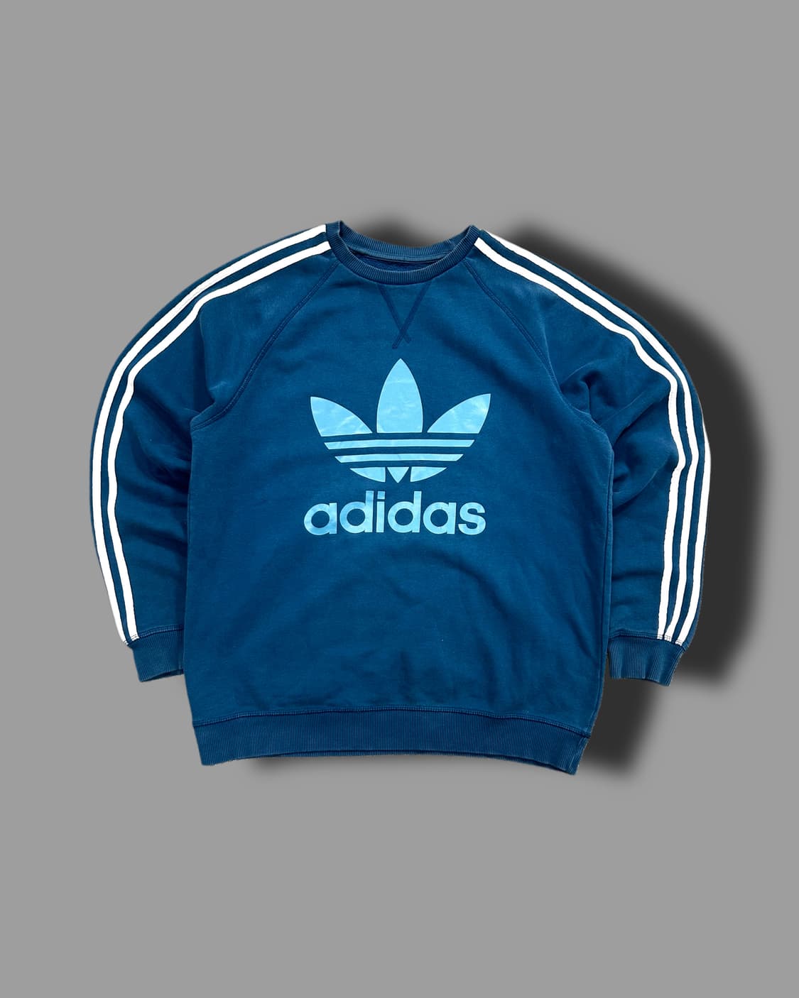 아디다스 빅파이어버드 블루 맨투맨 XL 상품이미지4