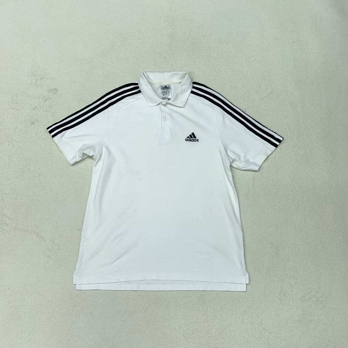Adidas white collar T-shirts 상품이미지5