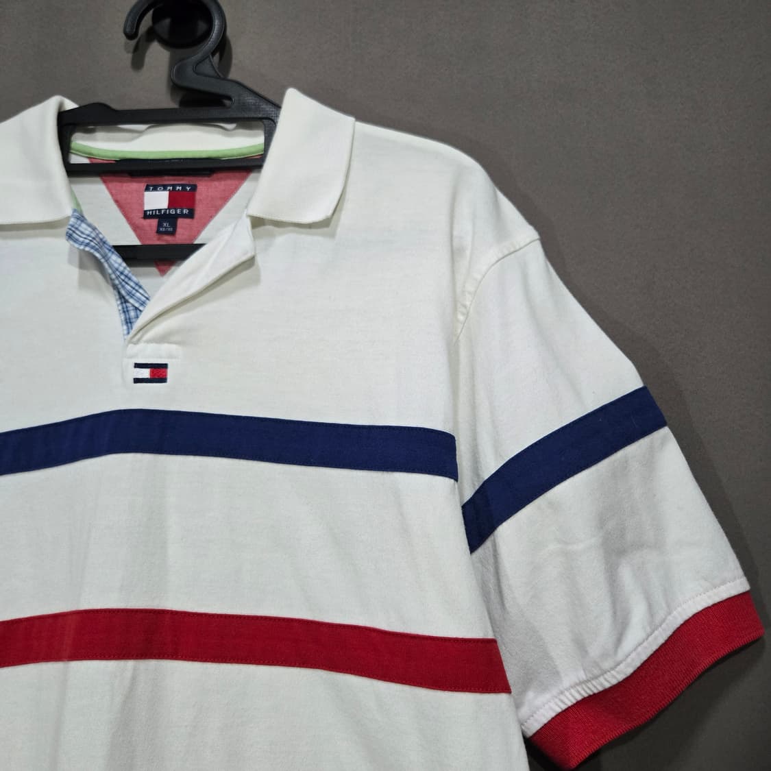 타미힐피거 스트라이프 반팔 카라티 상품이미지2