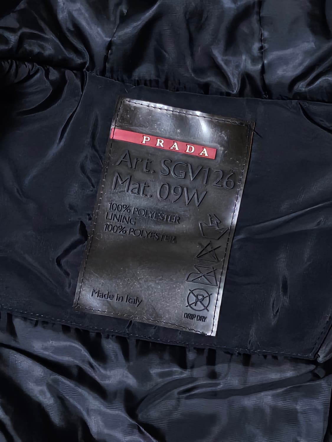 프라다 퍼 야상 패딩자켓 블랙 상품이미지4
