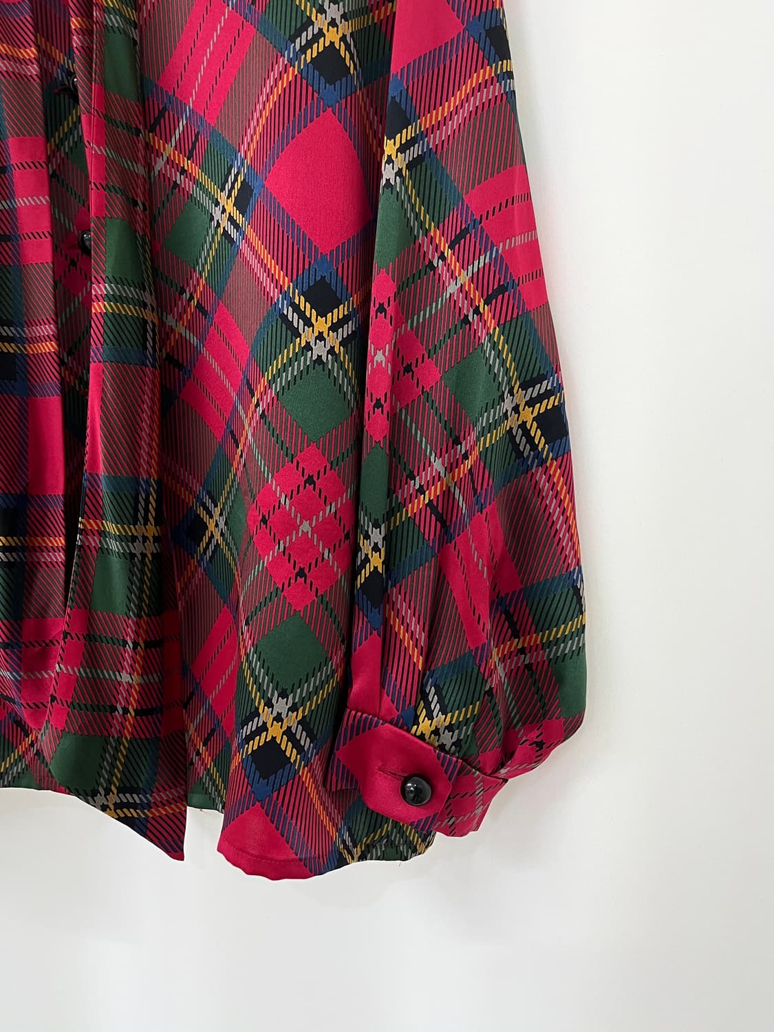 YVES SAIN LAURENT tie neck silk shirt 상품이미지3