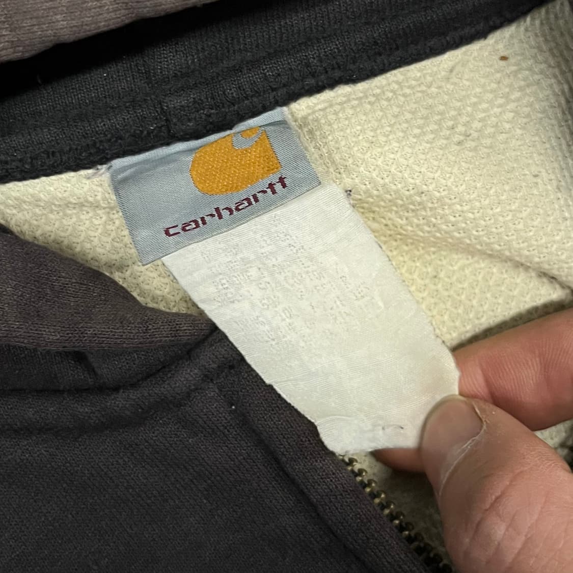 00s Carhartt 써멀 후드 집업 (105-110) 상품이미지5