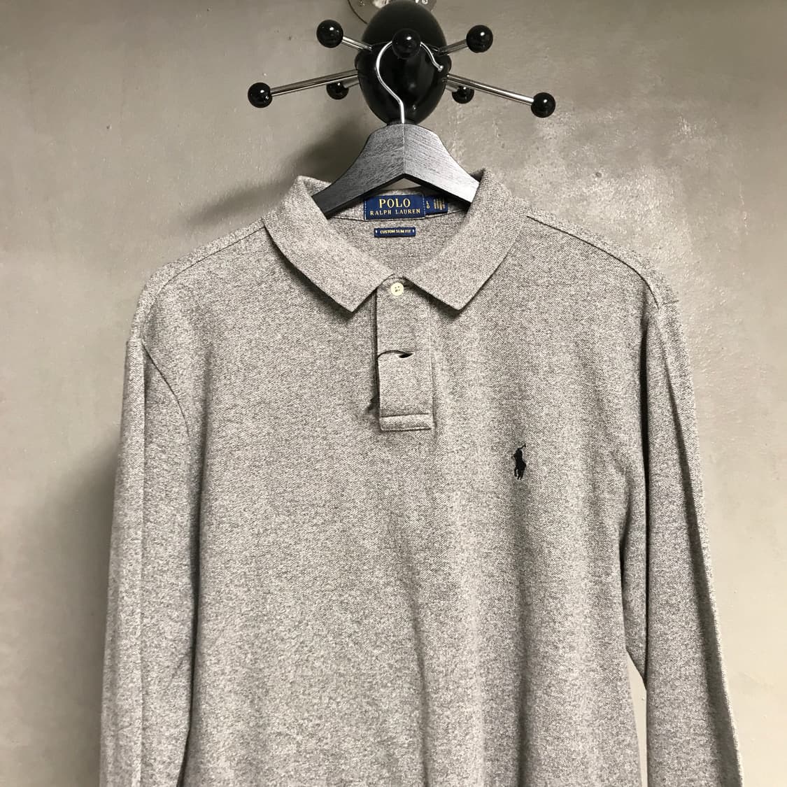 폴로 랄프로렌 PK 긴팔 카라티 그레이 L 상품이미지2