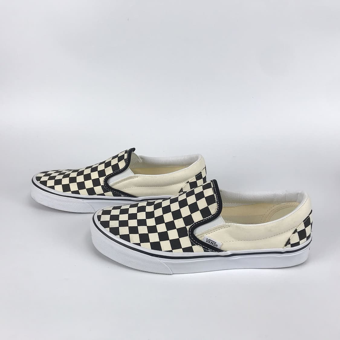 반스 아이보리 체커보드 슬립온 신발 남성265 상품이미지3