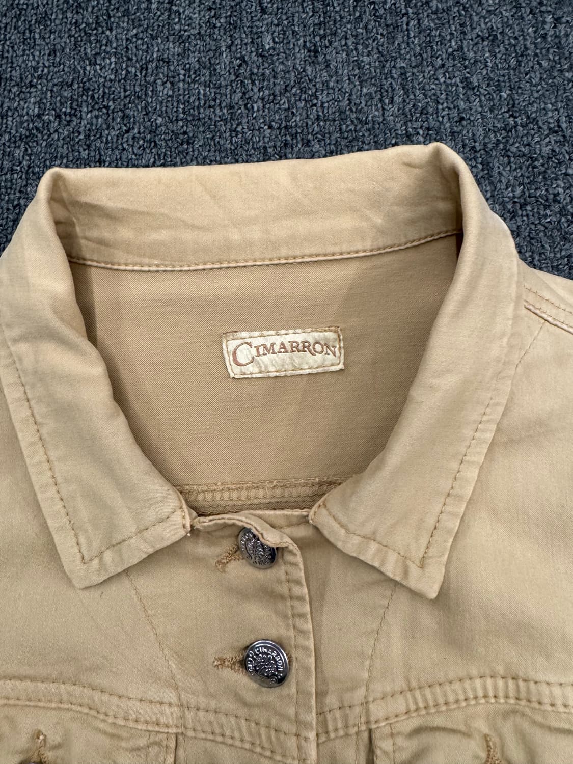 S)Cimarron 빈티지 여성 베이지 자켓 상품이미지3