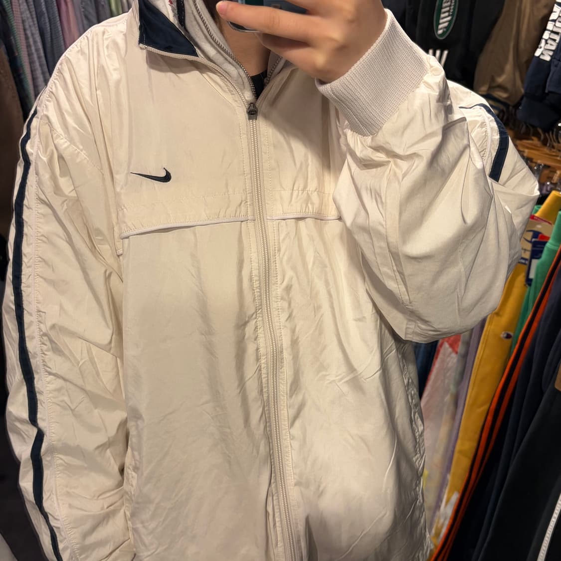 [IM] Nike 나이키 바람막이 화이트 상품이미지3