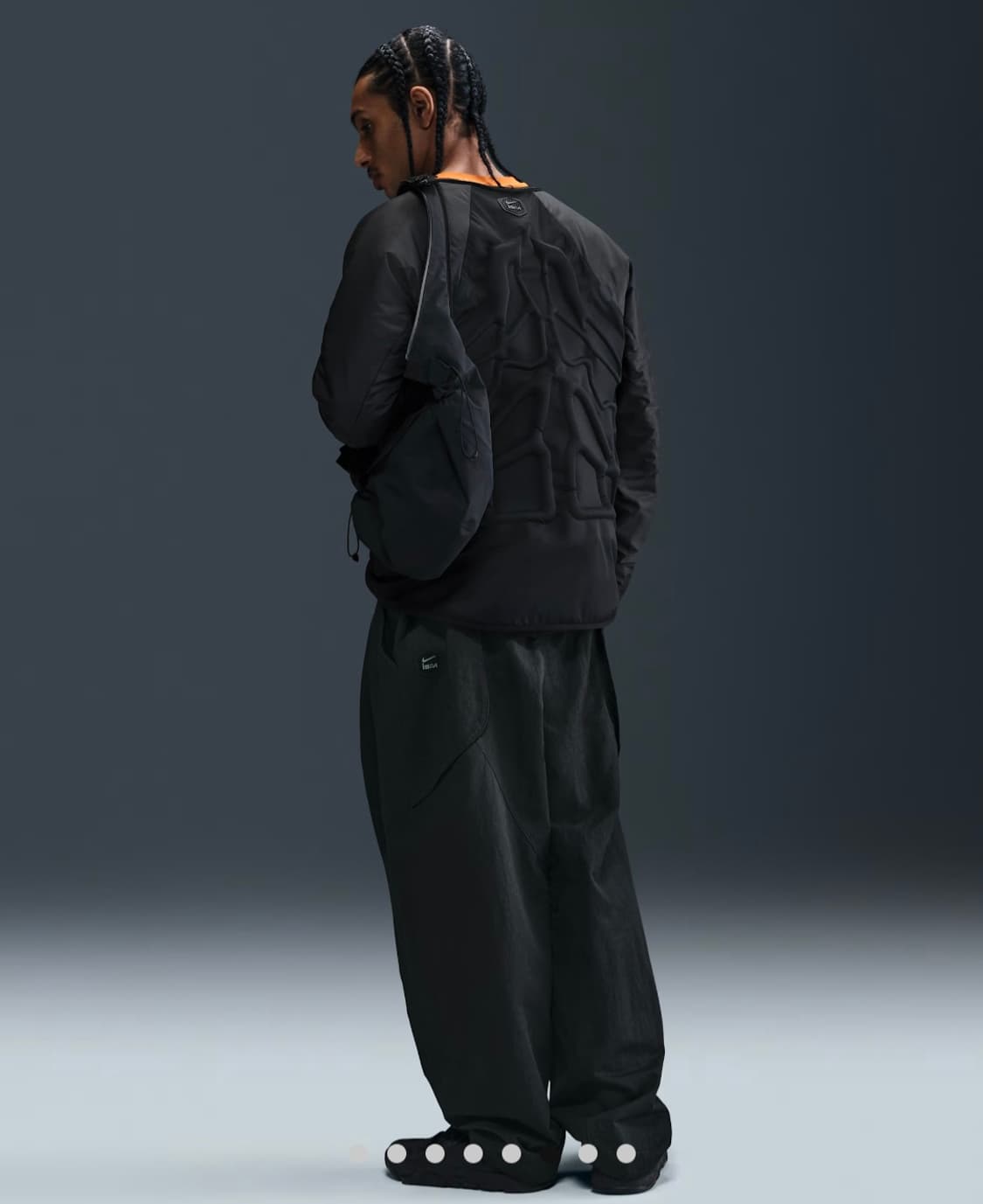 나이키 랩 ISPA 25FW 팬츠 S/M 블랙 상품이미지3