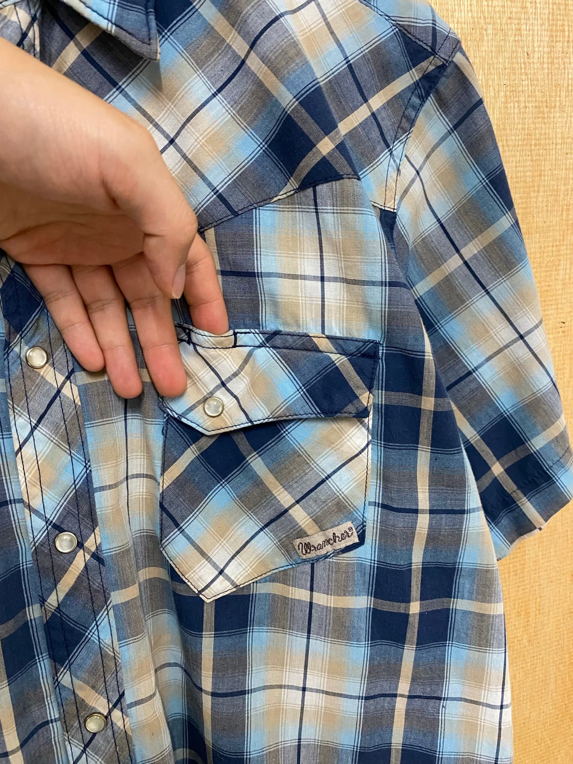 WRANGLER ombre western shirts 랭글러 옴브레 셔츠 상품이미지6