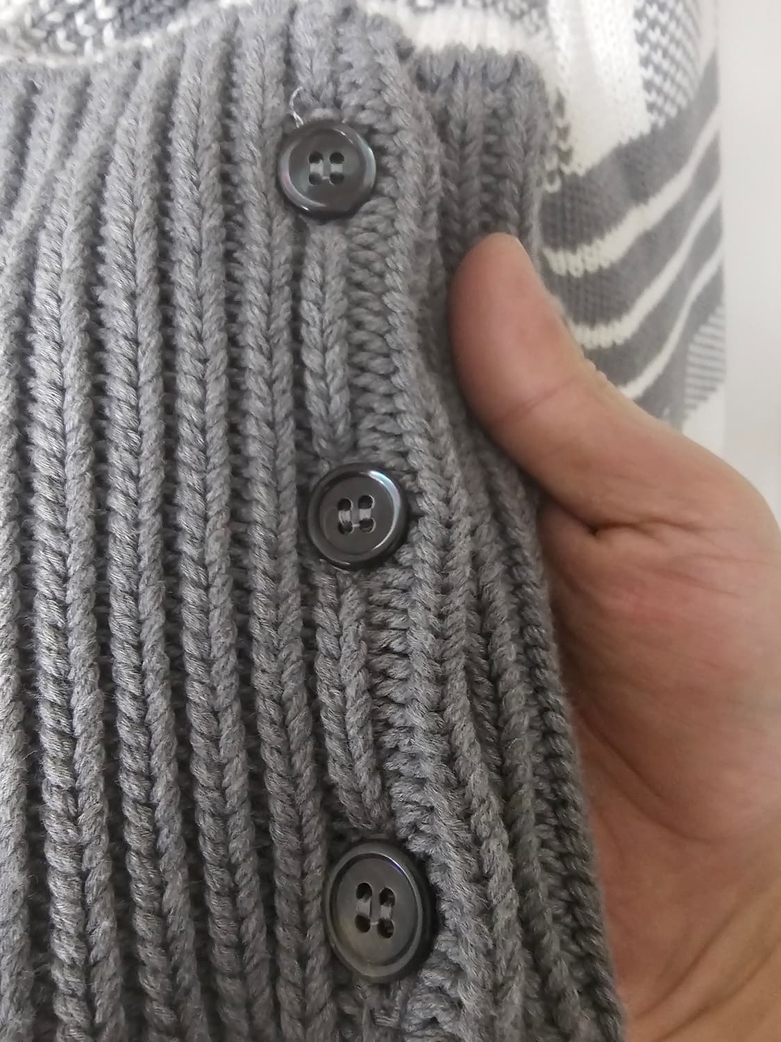 톰브라운  4 바 깅엄 체크 자카드 니트(4/새상품급/정품) 상품이미지6