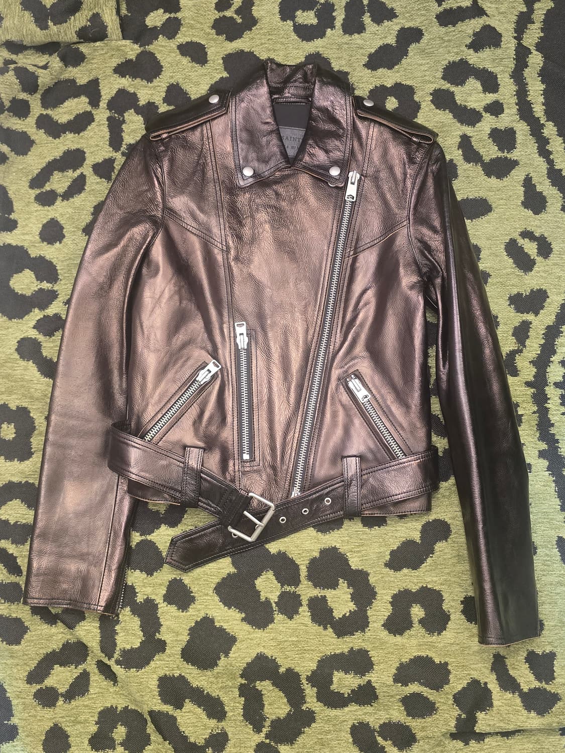 올세인츠(AllSaints) 릭비(Rigby) 페이톤 양가죽 레더재킷 상품이미지1