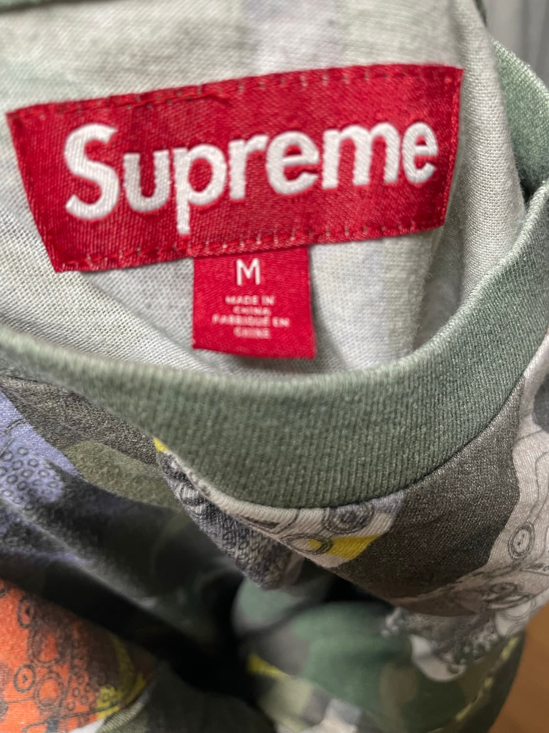 슈프림 밀리터리 반팔티 M사이즈 상품이미지3