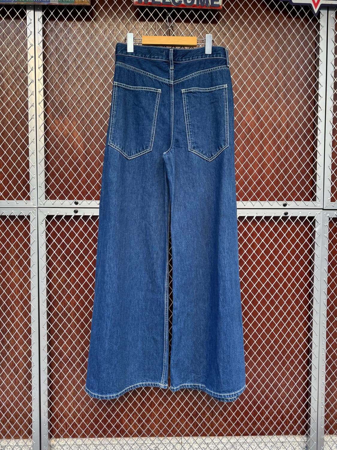 zara 자라 우먼 진청 와이드 데님 팬츠 30 상품이미지4