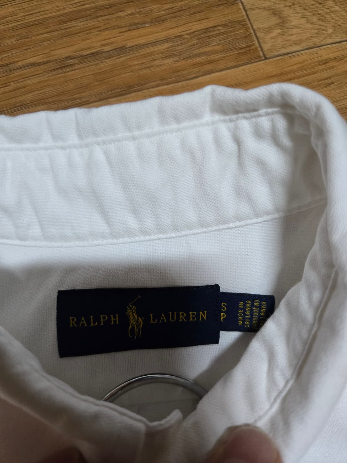 폴로 랄프로렌 정품 여성 화이트 옥스포드 셔츠 상품이미지8