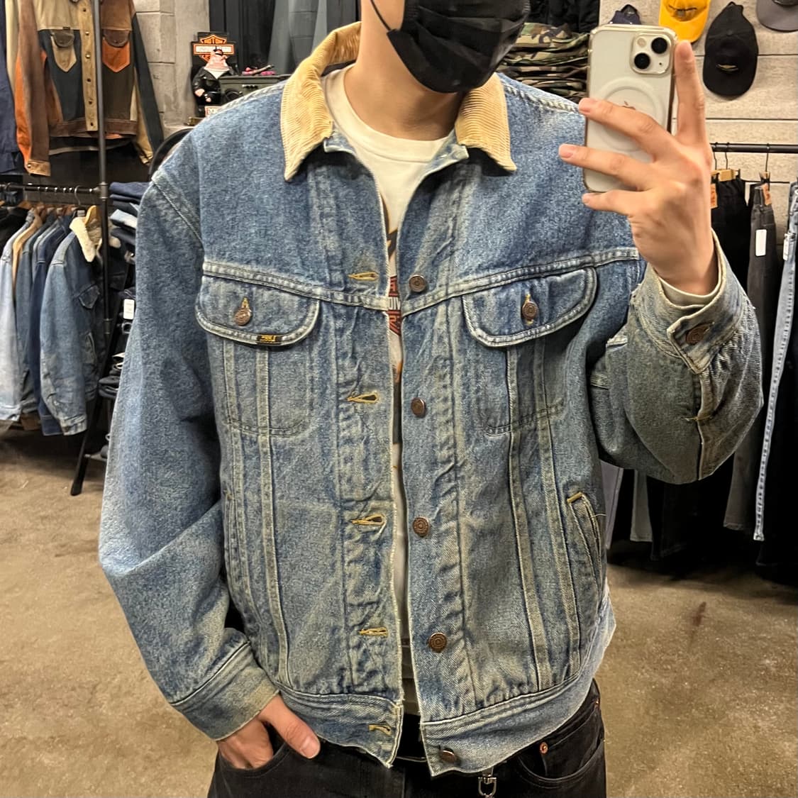 90 Lee 블랭킷 데님 트러커 자켓 (110) 상품이미지6