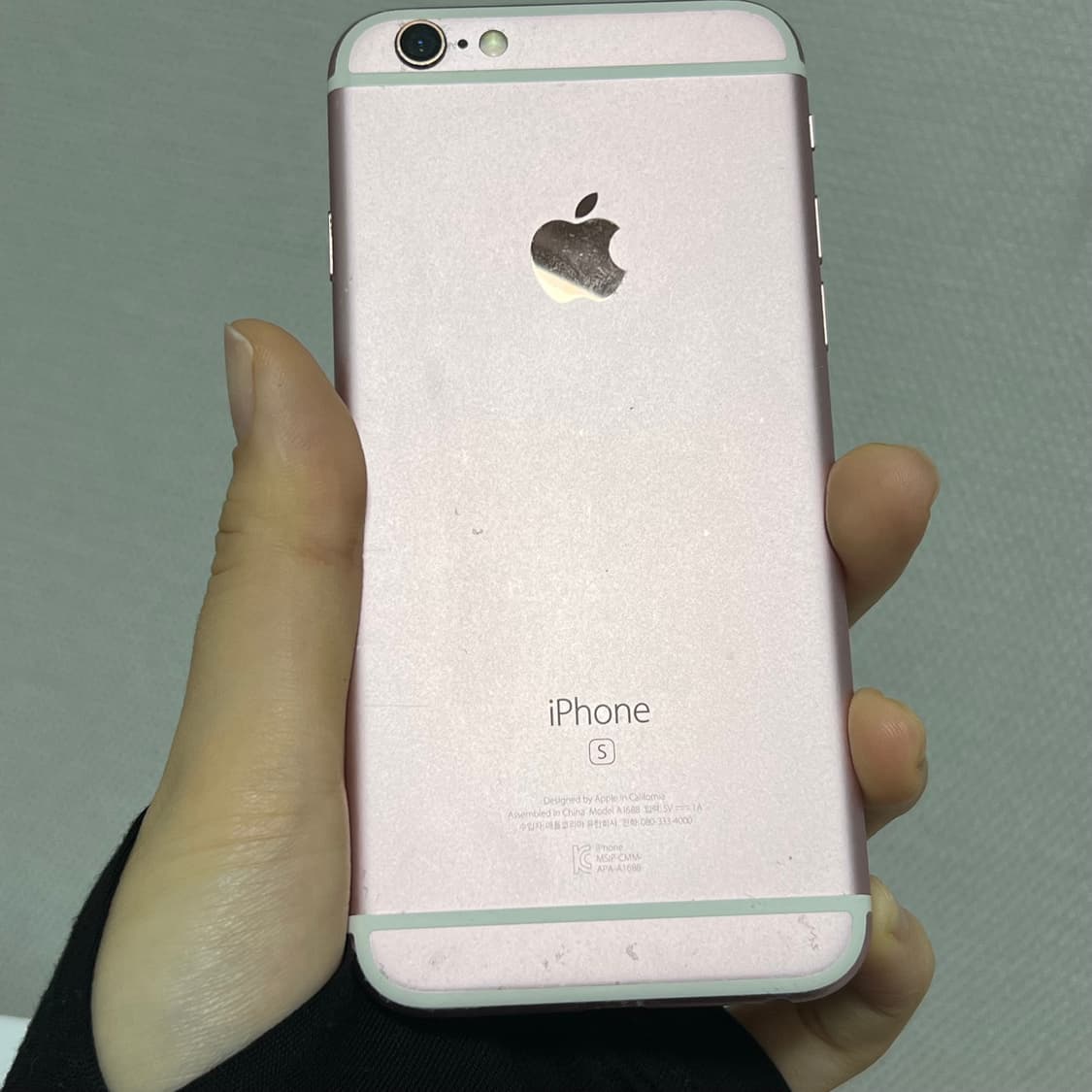 아이폰 로즈골드 6s 64기가 배터리96 상품이미지1