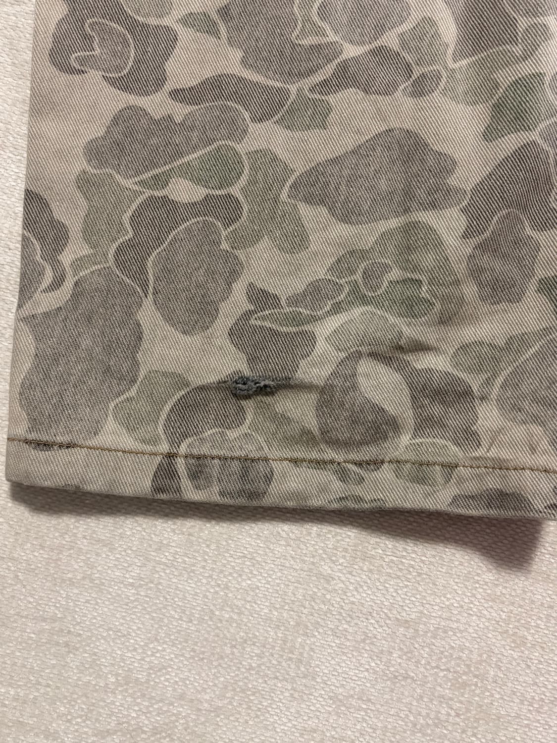 칼하트WIP 덕 랜든 팬츠 매이트랜드 카모 덕 블랙 블리치드 상품이미지3