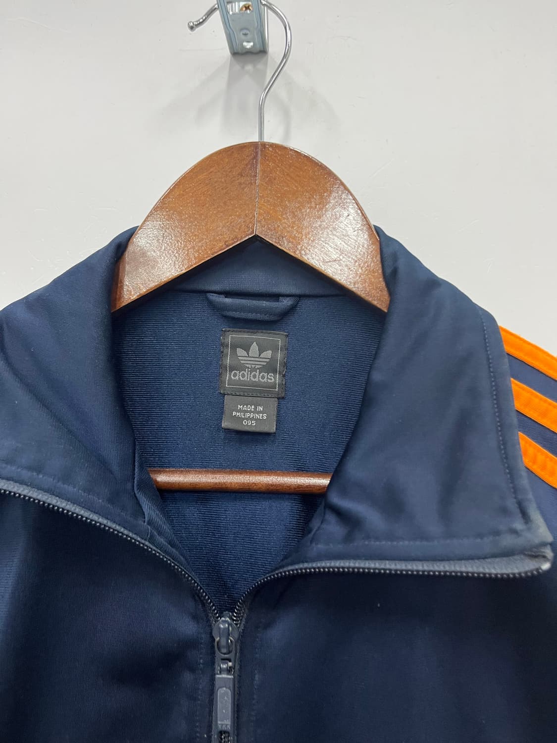 아디다스 네이비 주황 구파이어버드 져지 트랙탑  상품이미지2