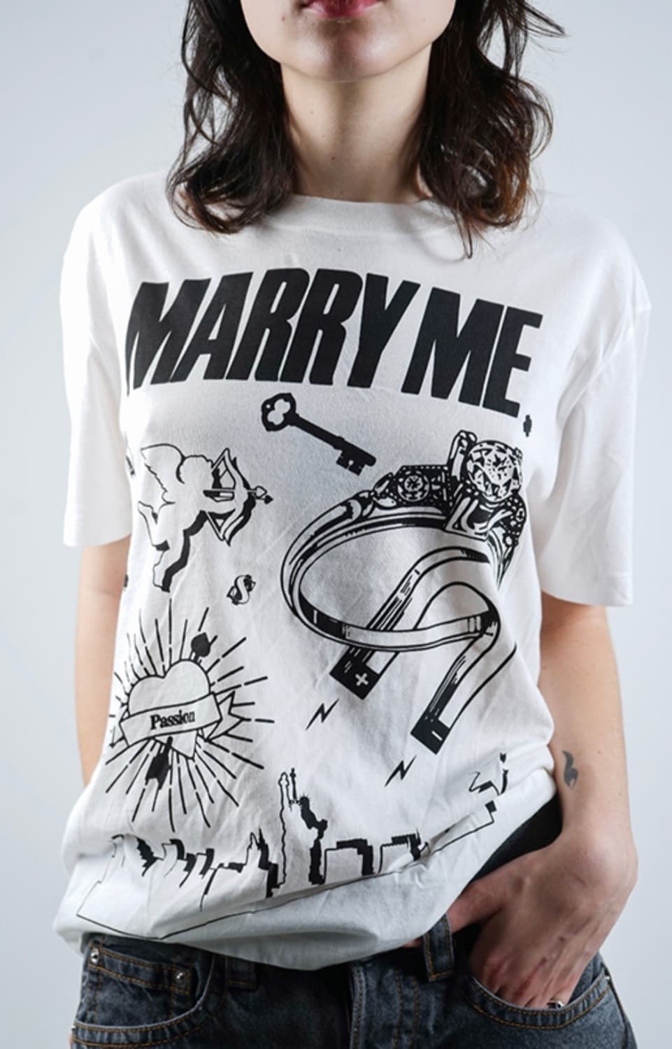 Vaquera Marry me t-shirt 상품이미지2