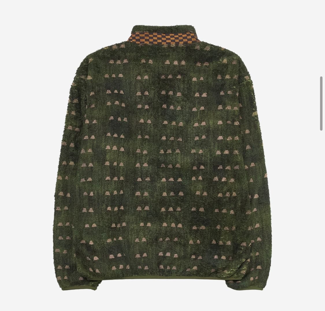 2) 캐피탈 아이리스 플리스 집 집업 자켓 블루종 카키  상품이미지2