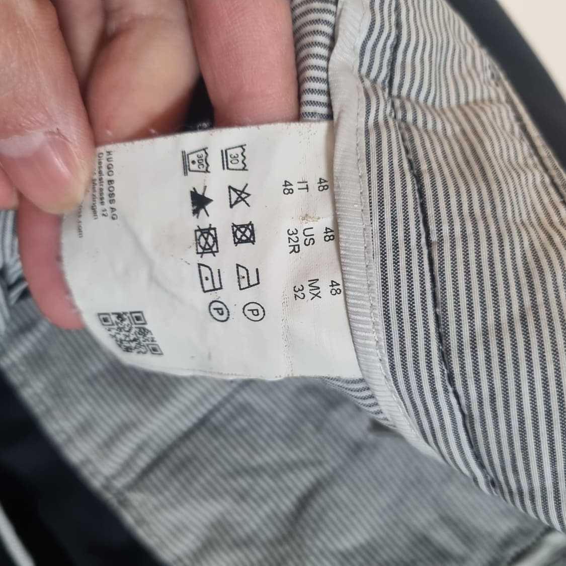 BOSS 블랙 남성 면바지 상품이미지4