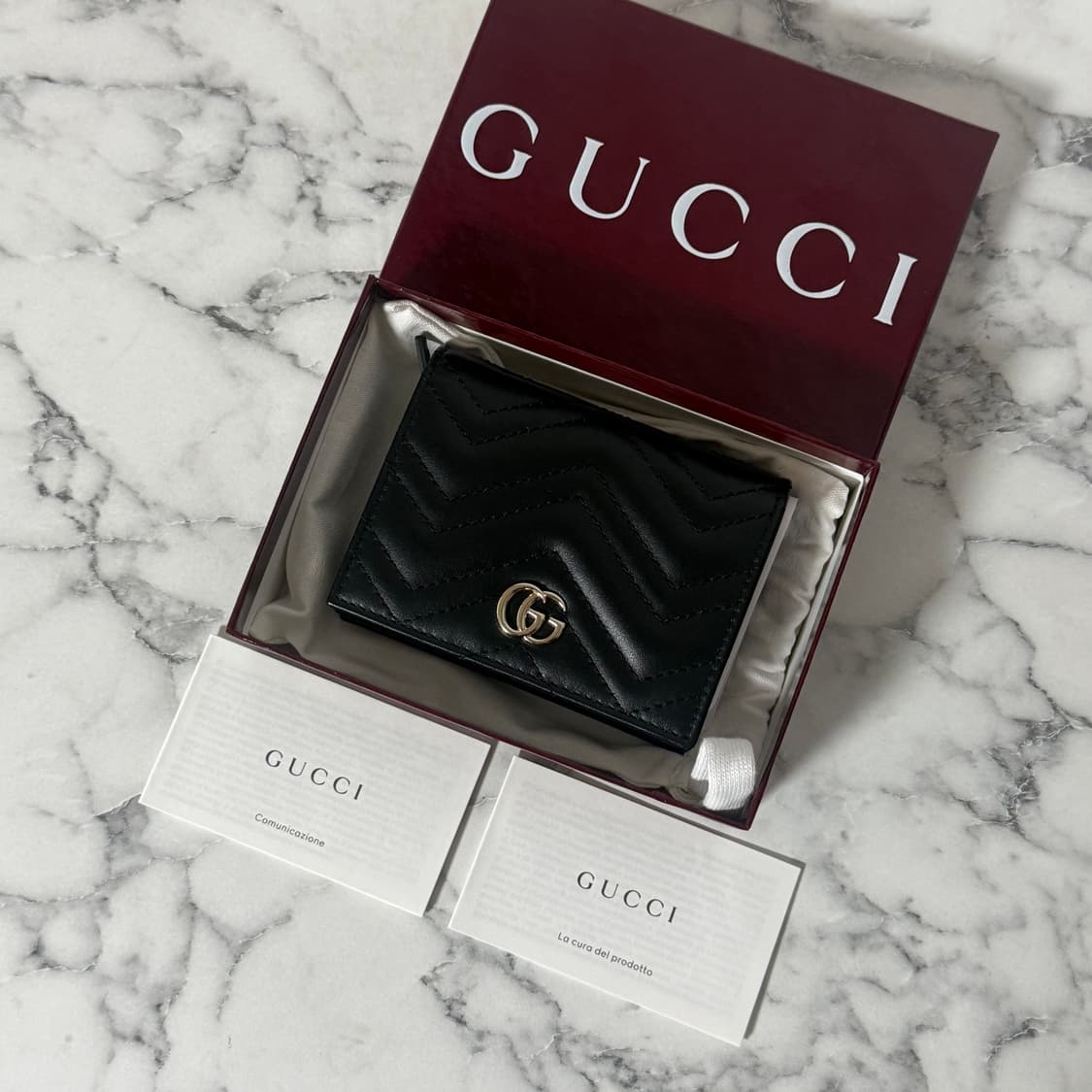 [미사용/새상품] 구찌 마틀라세 반지갑  상품이미지1