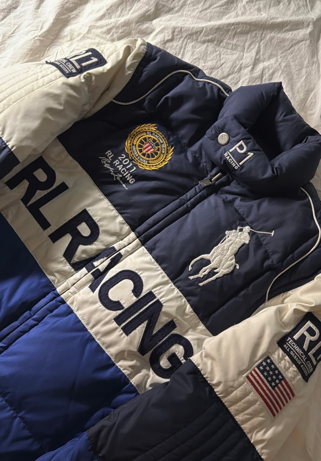 폴로 빅포니 성조시 레이싱 패딩  상품이미지3