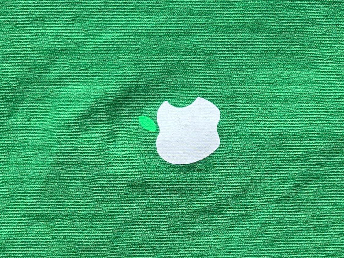 애플 로고 티셔츠 m사이즈  상품이미지2