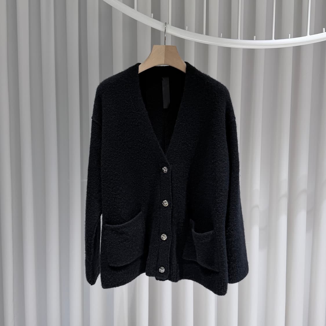 (A+/S) / 크롬하츠 레오파드 크로스 호피 패치 가디건 자켓 상품이미지1