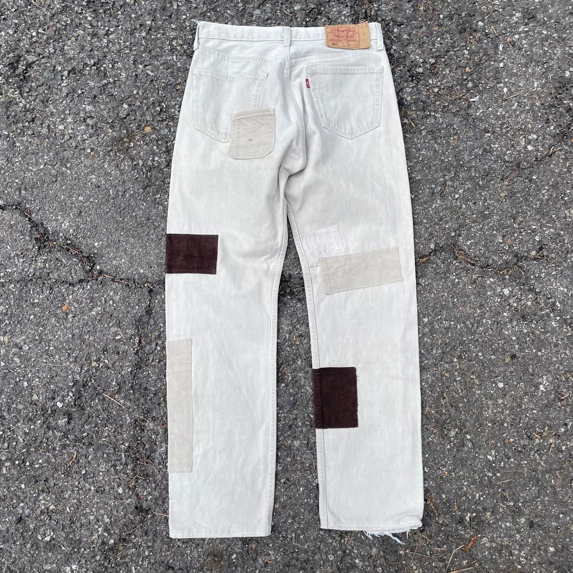 리바이스 501 패치워크 커스텀 팬츠 34/36 상품이미지2