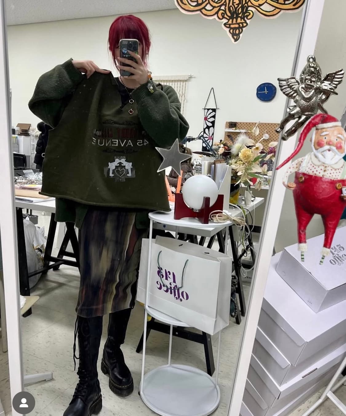 145office sweat shirt khaki 상품이미지2
