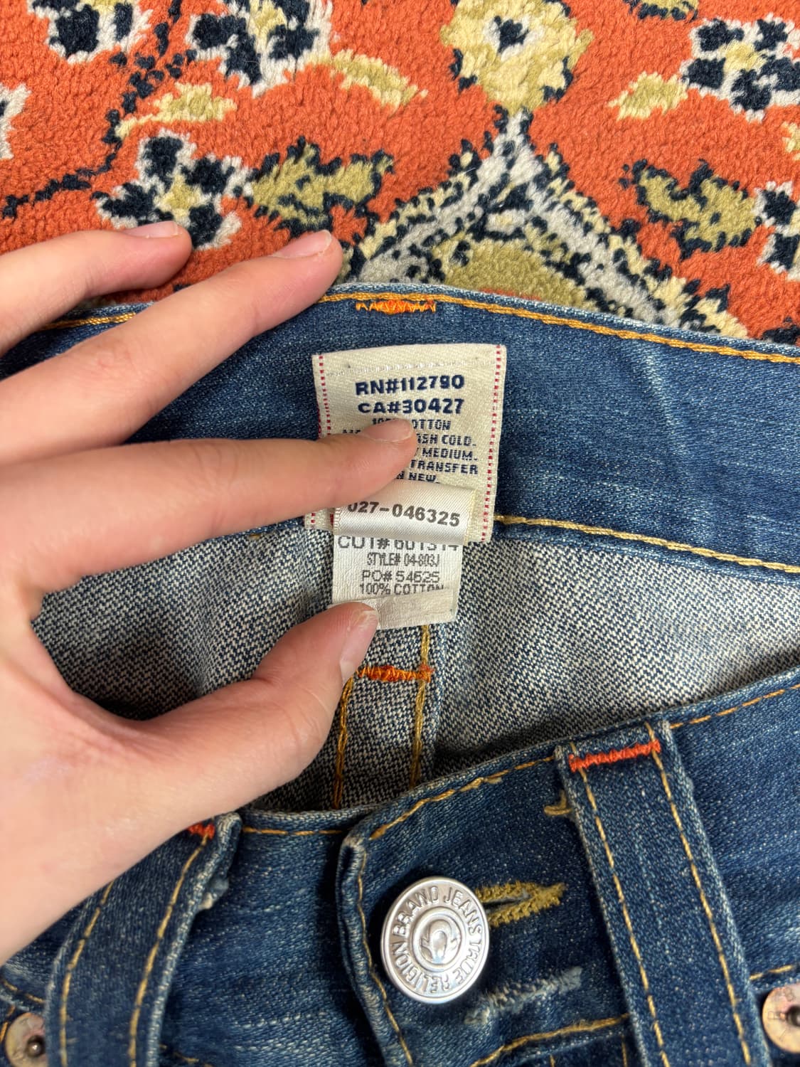 [32] 트루릴리전 joey 조이 부츠컷 빈티지 데님팬츠  상품이미지4