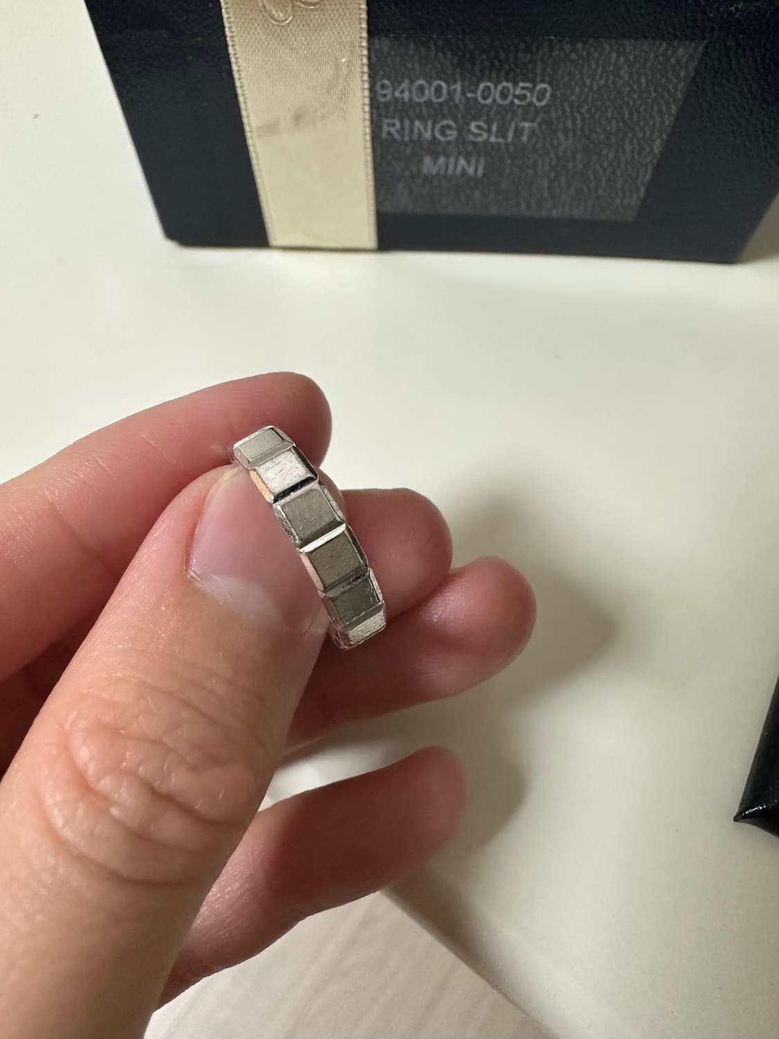 쇼파드 아이스큐브 1P 다이아 반지 7호 화이트골드 상품이미지5