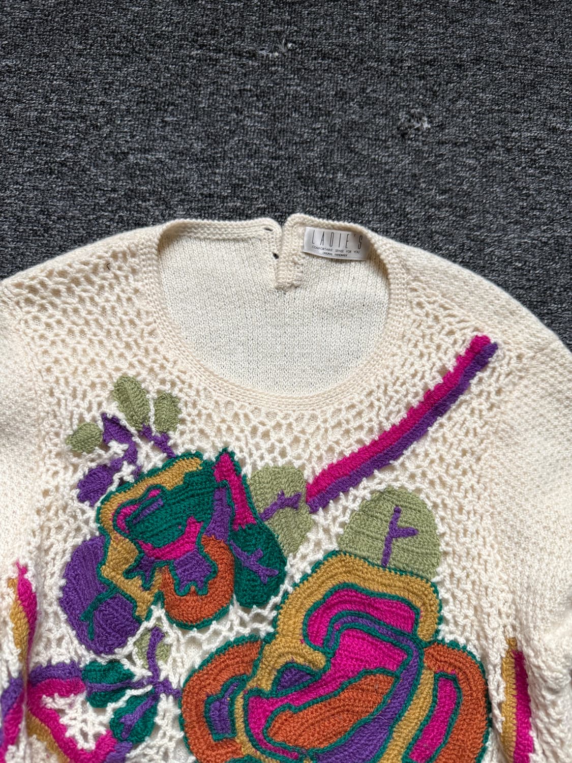 빈티지 자수 니트 상품이미지9