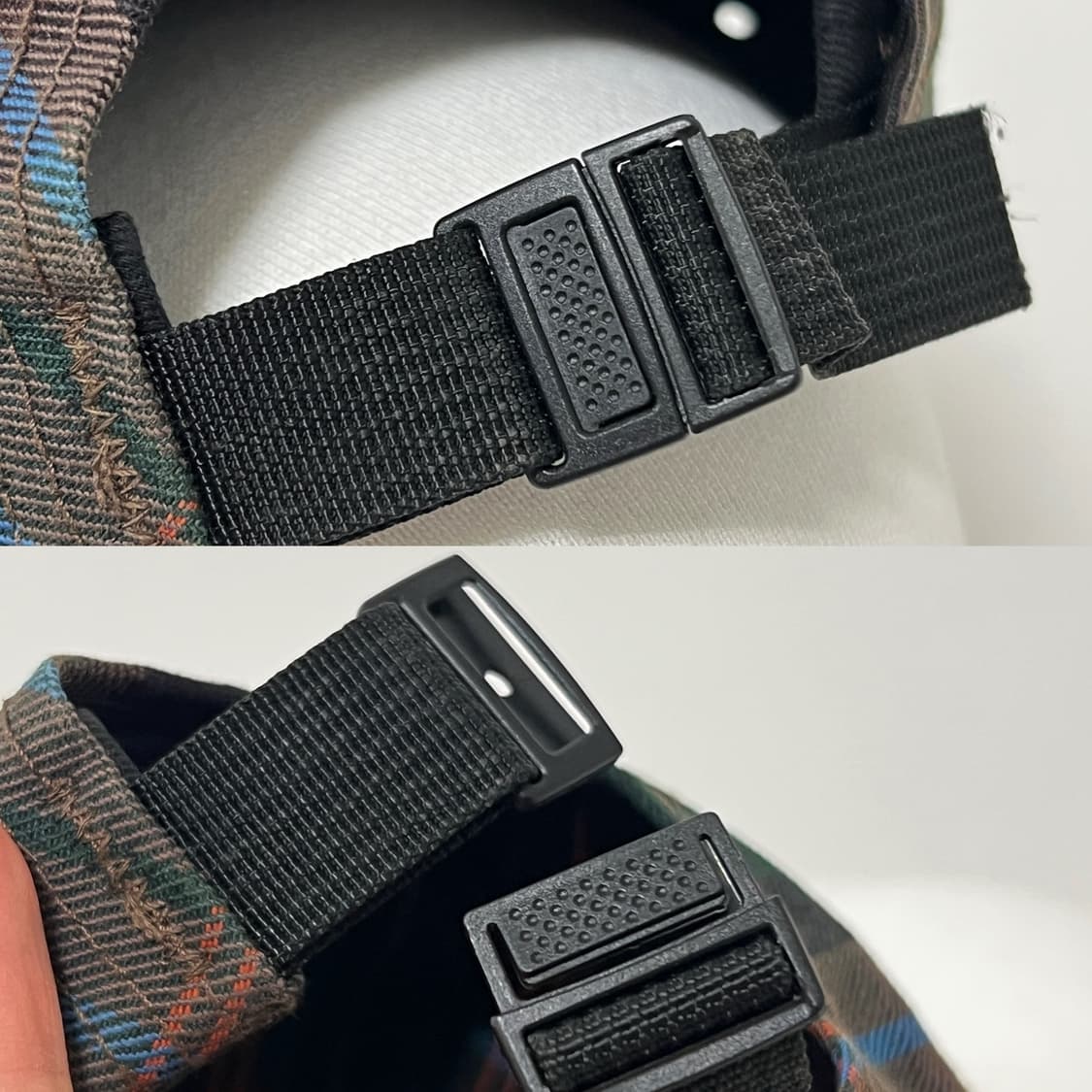 슈프림 2005 타탄 체크 캠프캡 그린 브라운 상품이미지8