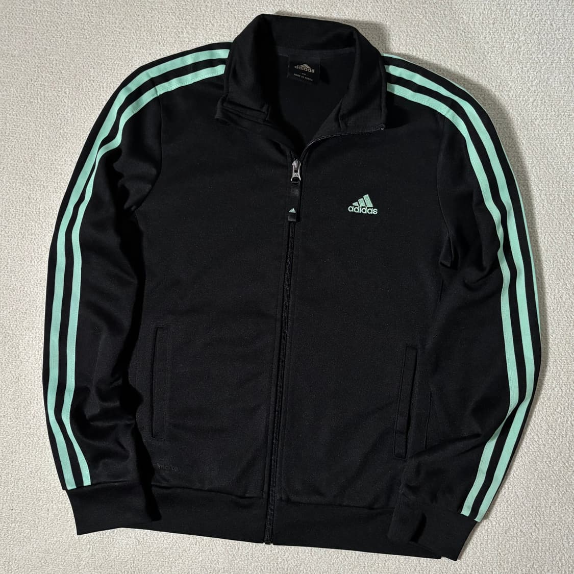 아디다스 블랙 민트 스몰로고 트랙탑 져지 상품이미지1