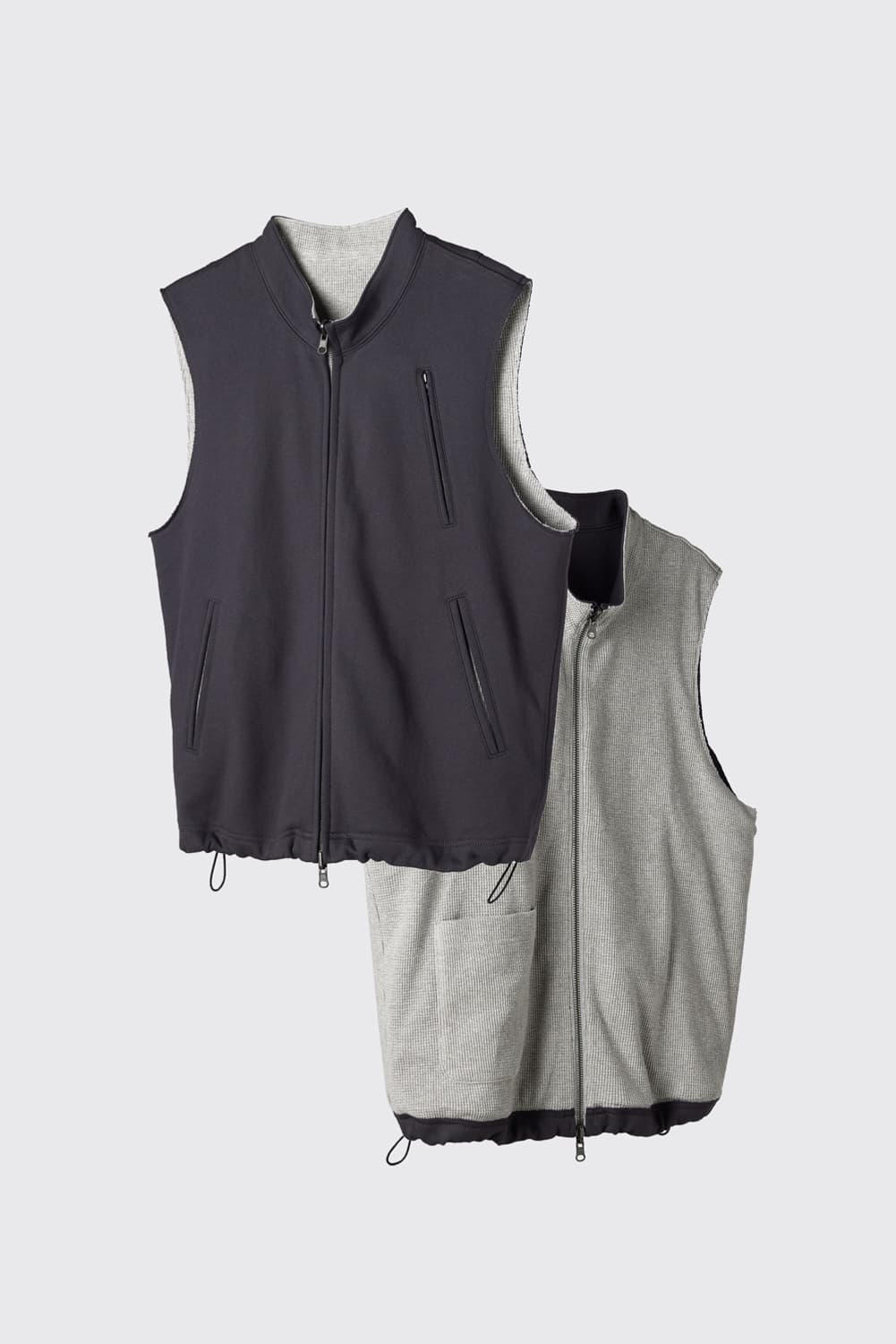 해칭룸 리버서블 베스트 네이비 색상 상품이미지1