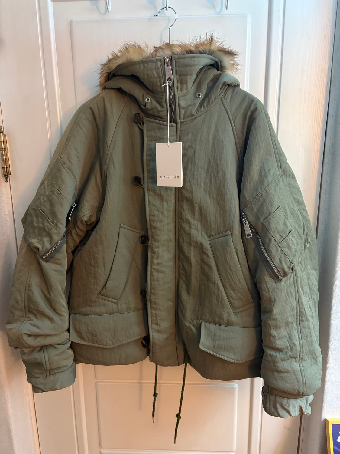 bed j.w ford  n-3b 자켓 카키컬러 새상품 상품이미지8