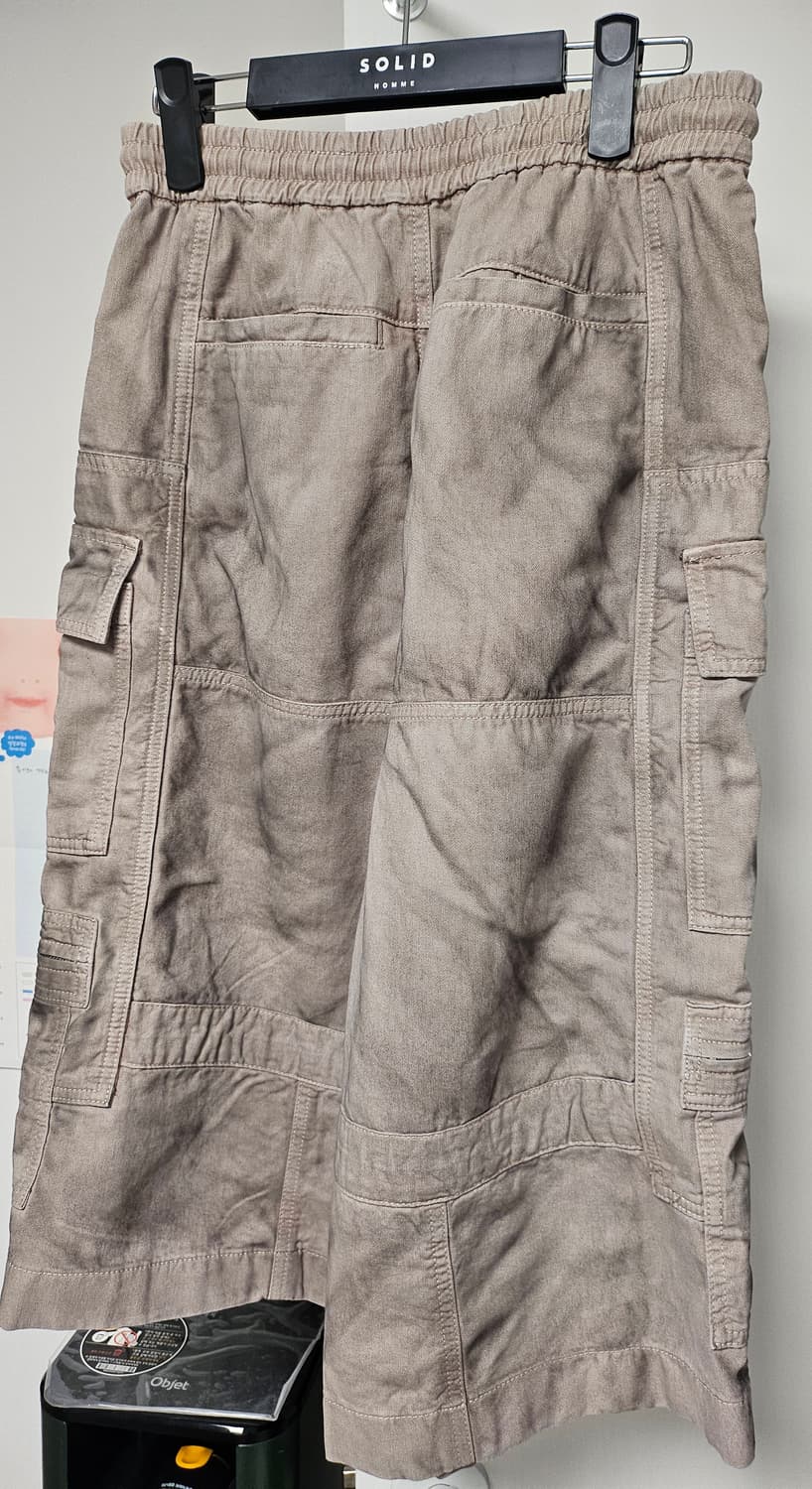 준지 페인티드 데님 카고 쇼츠 44 사이즈 초판 상품이미지2