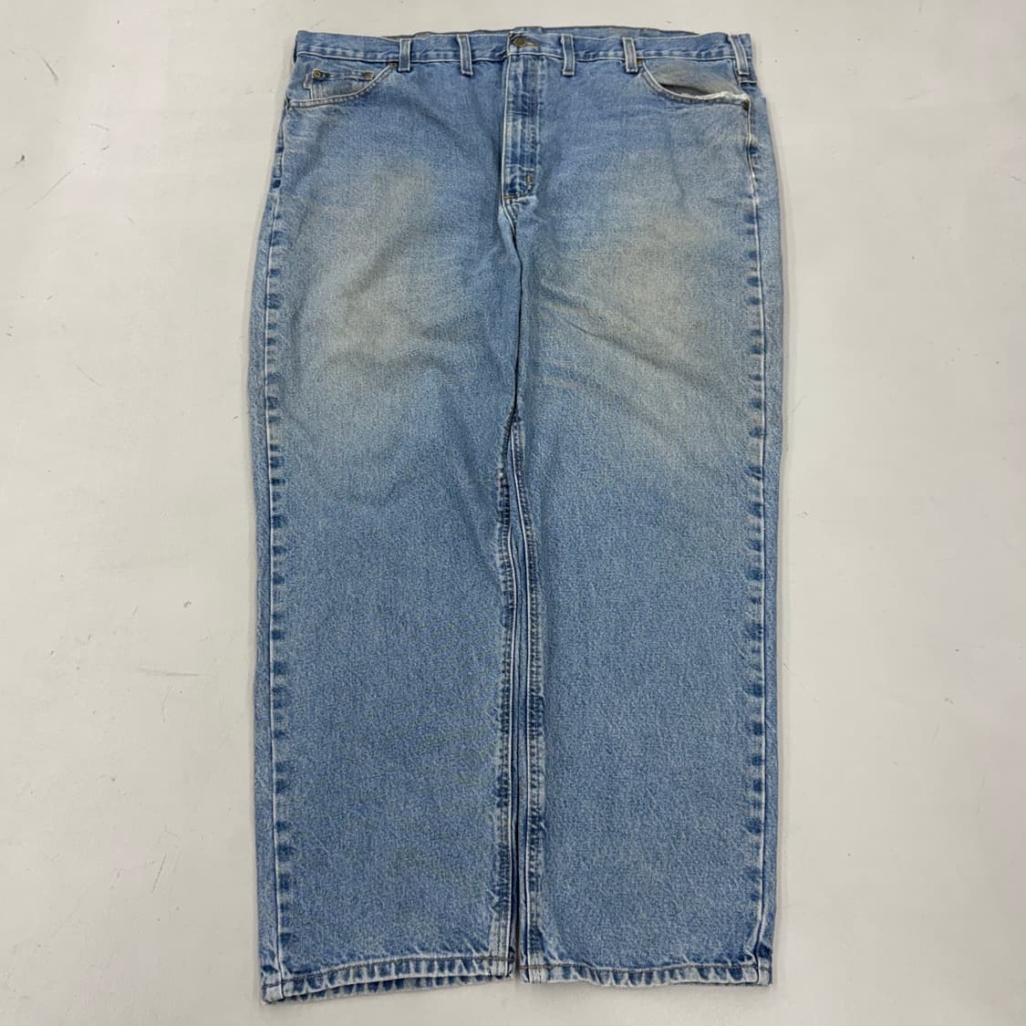 칼하트 OG 가죽패치 워싱 워크 데님팬츠 상품이미지2