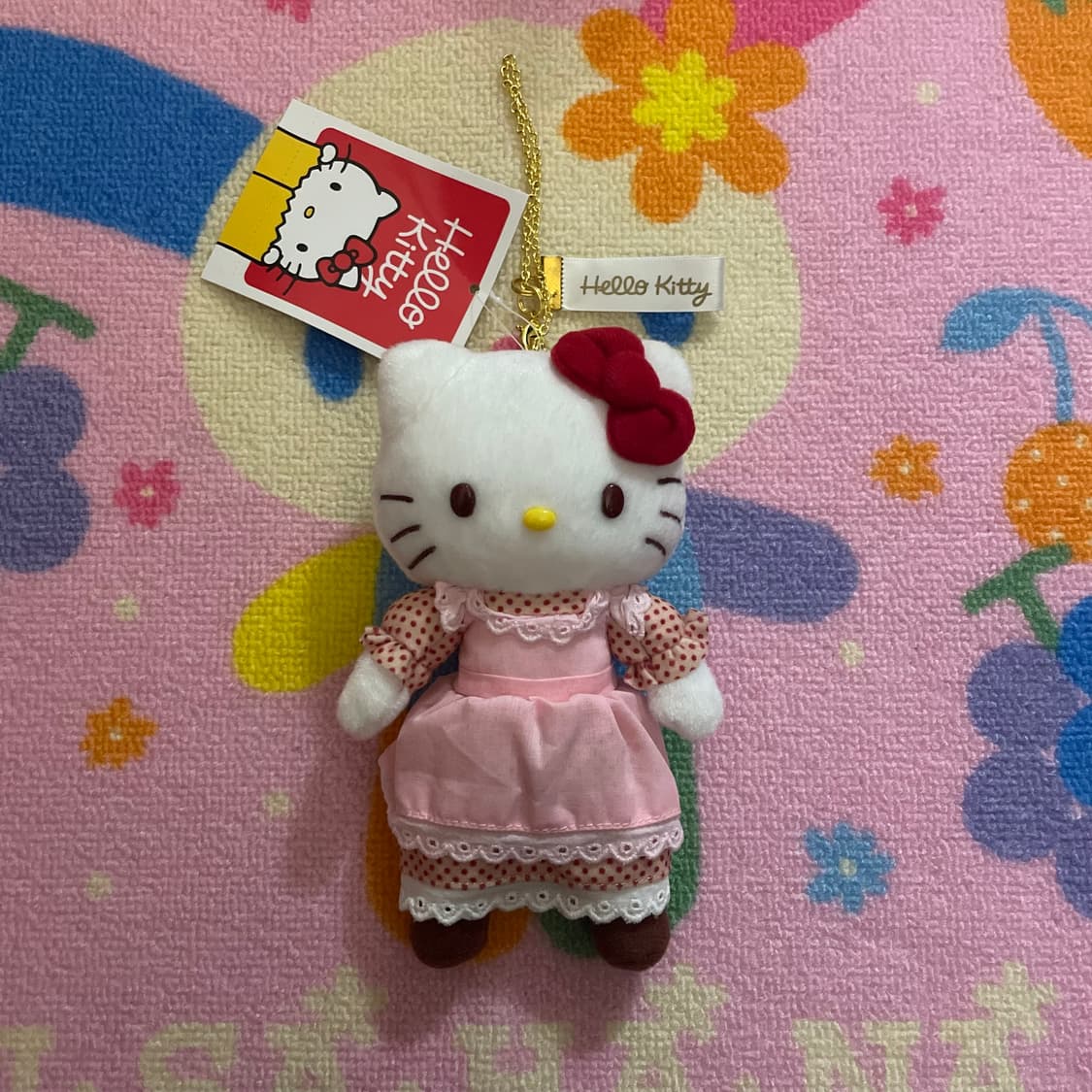 [새상품] 산리오 한정판 도쿄박물관 키티 마스코트 인형 키링 상품이미지1